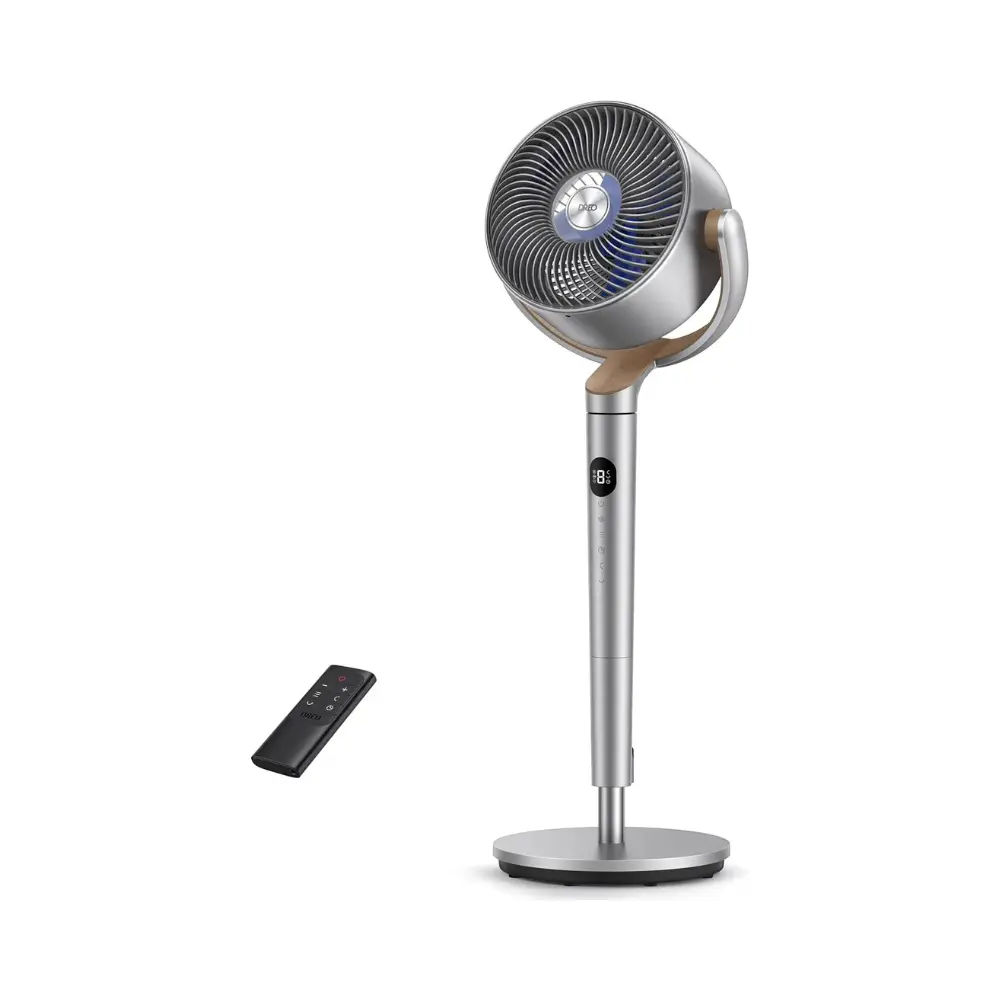 Dreo PolyFan 502 — ventilador de pie gris — imagen 1