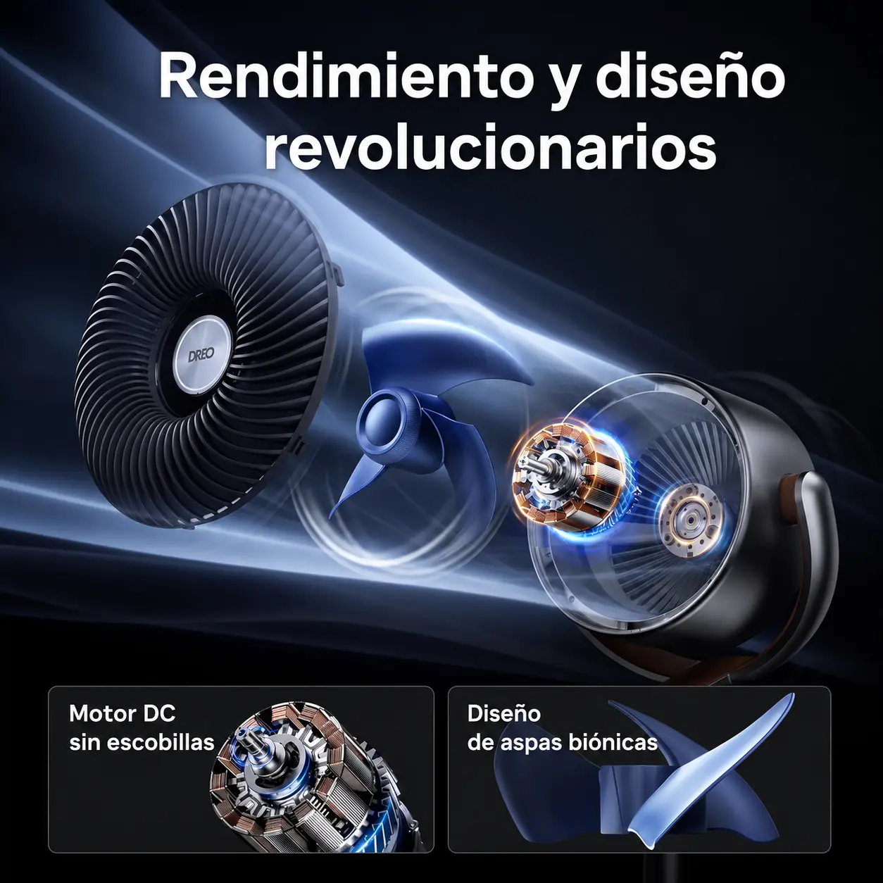 Dreo PolyFan 502 — ventilación silenciosa — imagen 6